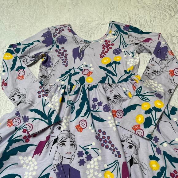 Hanna Andersson Disney Frozen Skater Dress Size 8 - Picture 3 of 5